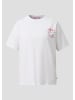 QS T-Shirt in 01D0_weiß