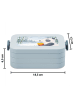 Mr. & Mrs. Panda Lunchbox Panda Winter Pommes Design ohne Spruch in Blau Pastell