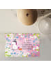 Mr. & Mrs. Panda Puzzle Einhorn Hexe mit Spruch in Rot Pastell