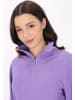 myMo Damen Fleecepullover in Violett