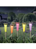 näve LED Solarleuchte "MULTI" in bunt - (L)4 cm x (B)4 cm x (H)27.5 cm