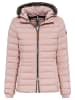 Camel Active Steppjacke mit abnehmbarer Kapuze in Rose