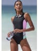 LASCANA ACTIVE Badeanzug in schwarz-mint
