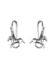 schmuck23 Silber Ohrringe 925 Pferd 1,0 cm x 1,0 cm