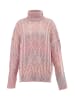 myMo Rollkragenpullover in PINK GELB