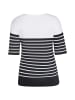 usha BLUE LABEL Women T-Shirt in Schwarz Weiss