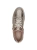 Caprice Sneaker in LT.GOLD METAL.