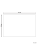 Beliani Kurzflor HOOD in Grau - (W) 160 x (L) 230 cm