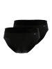 Götzburg Slip  2Er Pack X-Lastic in schwarz-dunkel-uni