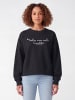 wat? Apparel Sweatshirt Früher war mehr Lametta in Schwarz