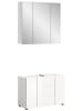 ebuy24 Badmöbelset Vira Weiß 82 x 34 cm
