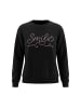 Swirly Women Sweatshirt in Black