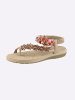 Andrea Conti Sandale in beige-bunt