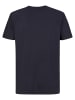 Petrol Industries Baumwoll-T-Shirt mit Grafik-Print foster in Blau