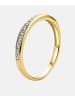 Diamant L'éternel Eternity-Ring aus 375 Gelbgold mit 0.05 Karat Diamant