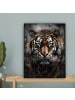 MuchoWow Leinwand bilder Tiger (BxH)