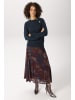 Aniston CASUAL Strickpullover in marine-meliert