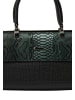 faina Women Handbag in Black Green