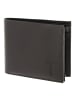 oxmox Leather Geldbörse RFID Schutz Leder 10 cm in braun-freedom cross