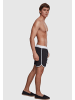 Urban Classics Badeshorts in blk/wht