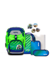 Ergobag Grundschulranzen, PACK "TruckBär" 6-tlg. in Grün/Blau