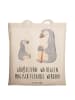 Mr. & Mrs. Panda Tote Bag Großeltern Magie mit Spruch in Creme