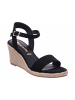 Tamaris Keilsandalette in schwarz