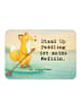 Mr. & Mrs. Panda Magnet Fuchs Stand Up Paddling Design mit Spruch in Weiß