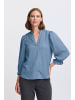 b. young BYJULIANA SS BLOUSE - LIGHT WOVEN Regular fit in Moonlight Blue