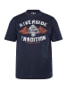 JP1880 Kurzarm T-Shirt in navy blau