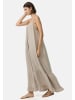 PM SELECTED Musselin Maxikleid in Beige