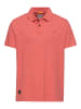 Camel Active Piqué-Poloshirt aus zertifiziertem Organic Cotton in Hellrot