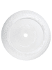 Beliani Outdoor Blumentopf LIVADIA in Weiß - (W) 39 x (H) 44 x (L) 39 cm
