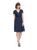 Vera Mont Basic-Kleid mit ausgestelltem Rock in Night Sky