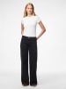Pieces Wide Fit Jeans in Black Denim