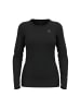 Odlo Funktionsshirt BL TOP crew neck l/s MERINO in Schwarz