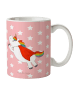 Mr. & Mrs. Panda Kaffeetasse Einhorn Super ohne Spruch in Rot Pastell