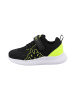 Kappa Kappa Turnschuhe in black/lime