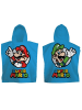 Super Mario Super Mario 100 x 50 cm Mikrofaser Bade Poncho für Jungen und in Blau