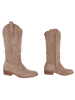 Ital-Design Stiefel in Hellbraun