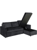 ebuy24 Schlafsofa Sacramento Anthrazit 218 x 155 cm