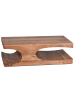 KADIMA DESIGN Couchtisch BOHA Massiv-Holz 118 cm breit Wohnzimmer-Tisch in Akazie