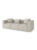ebuy24 Sofa Box Hellgrau 256 x 92 cm