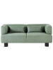 Beliani 3-tlg 2-Sitzer Sofa MOVIK in Grün/Braun