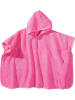 Erwin Müller Frottier Kinder-Poncho mit Kapuze in pink