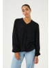 Kaffe Langarm-Bluse KAtammie Regular fit in Black Deep