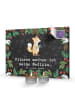 Mr. & Mrs. Panda Kerzen Adventskalender Fuchs Fitness mit Spruch in Kreidetafel