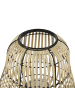 Beliani Laterne BERKNER in Braun/Schwarz - (W) 31 x (H) 44 x (L) 31 cm