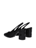 Max Mara Schwarz Leder High Absatz Pumps