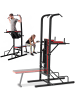 tectake Power Tower Reeves 180 x 95 x 210 cm, schwarz